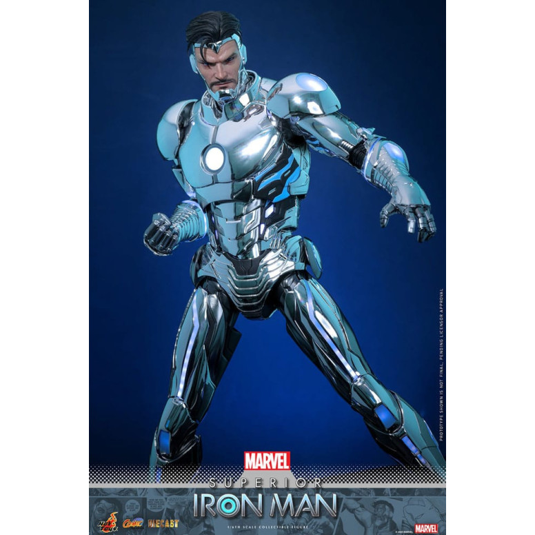 Hot Toys Marvel - Superior Iron Man Die Cast MMS 1/6
