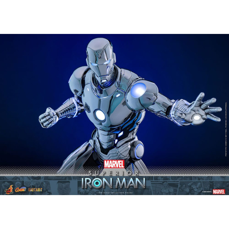 Hot Toys Marvel - Superior Iron Man Die Cast MMS 1/6