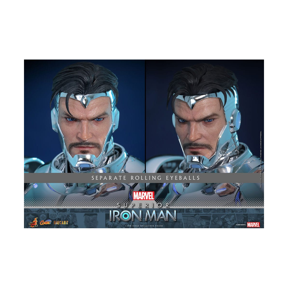 Hot Toys Marvel - Superior Iron Man Die Cast MMS 1/6
