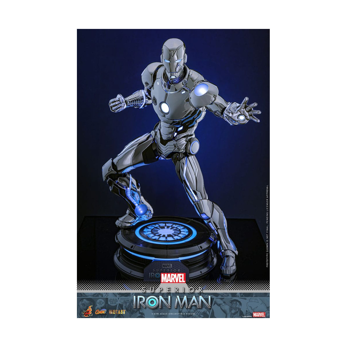 Hot Toys Marvel - Superior Iron Man Die Cast MMS 1/6