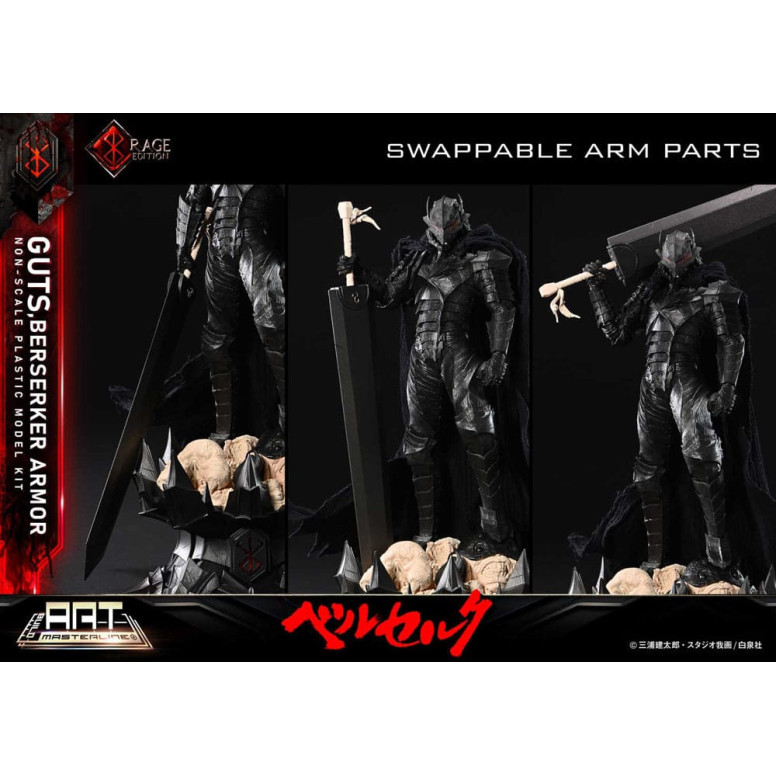 Prime 1 Studio Berserk - Model Kit Build Art Masterline Guts Berserker Armor Rage Edition