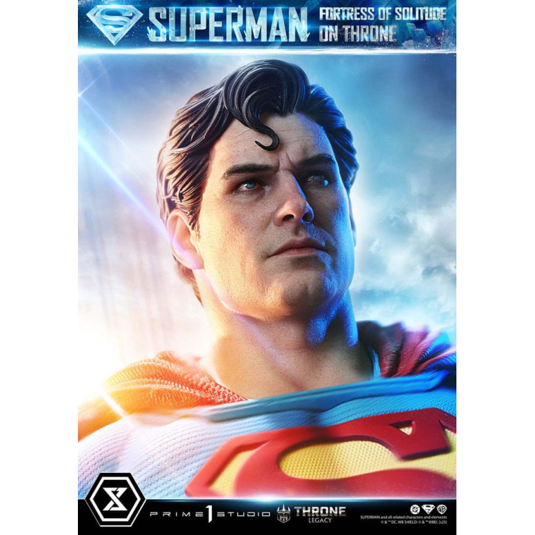 Prime 1 Studio DC Comics Throne Legacy Collection - Superman Fortress of Solitude on Throne (Design by Gabriele Dell'Otto) 1/4