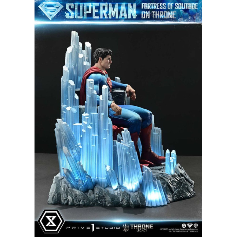 Prime 1 Studio DC Comics Throne Legacy Collection - Superman Fortress of Solitude on Throne (Design by Gabriele Dell'Otto) 1/4
