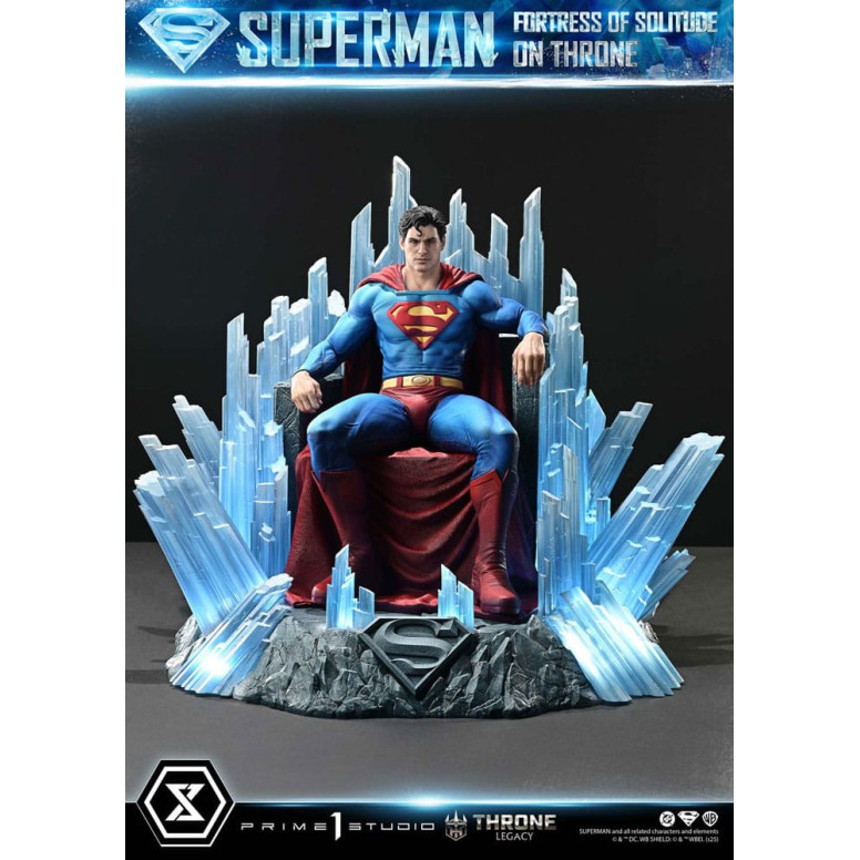 Prime 1 Studio DC Comics Throne Legacy Collection - Superman Fortress of Solitude on Throne (Design by Gabriele Dell'Otto) 1/4