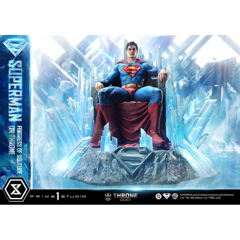 Prime 1 Studio DC Comics Throne Legacy Collection - Superman Fortress of Solitude on Throne (Design by Gabriele Dell'Otto) 1/4