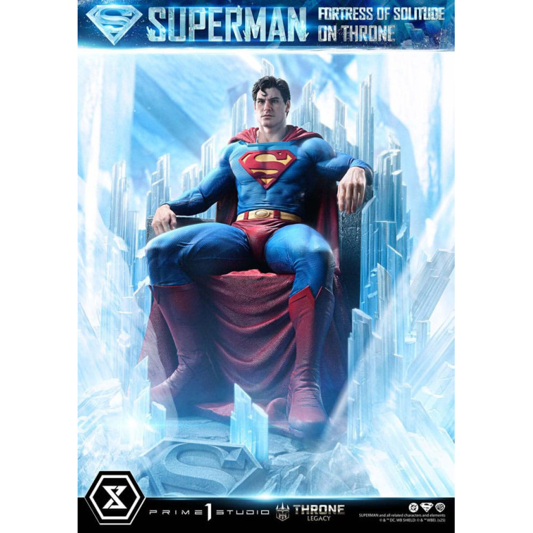 Prime 1 Studio DC Comics Throne Legacy Collection - Superman Fortress of Solitude on Throne (Design by Gabriele Dell'Otto) 1/4
