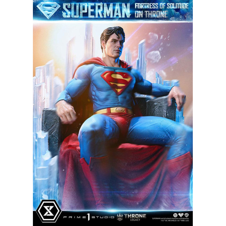 Prime 1 Studio DC Comics Throne Legacy Collection - Superman Fortress of Solitude on Throne (Design by Gabriele Dell'Otto) 1/4