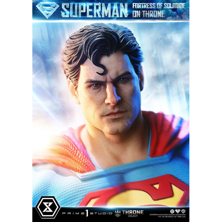 Prime 1 Studio DC Comics Throne Legacy Collection - Superman Fortress of Solitude on Throne (Design by Gabriele Dell'Otto) 1/4