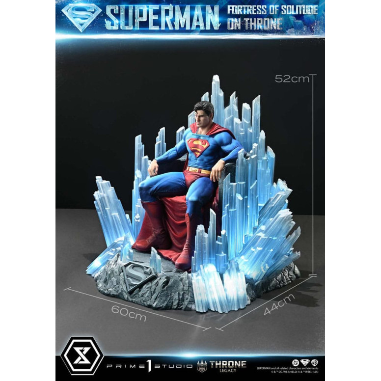 Prime 1 Studio DC Comics Throne Legacy Collection - Superman Fortress of Solitude on Throne (Design by Gabriele Dell'Otto) 1/4