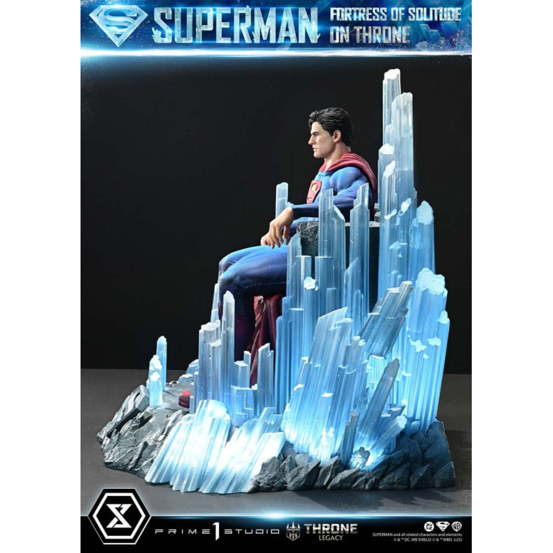 Prime 1 Studio DC Comics Throne Legacy Collection - Superman Fortress of Solitude on Throne (Design by Gabriele Dell'Otto) 1/4