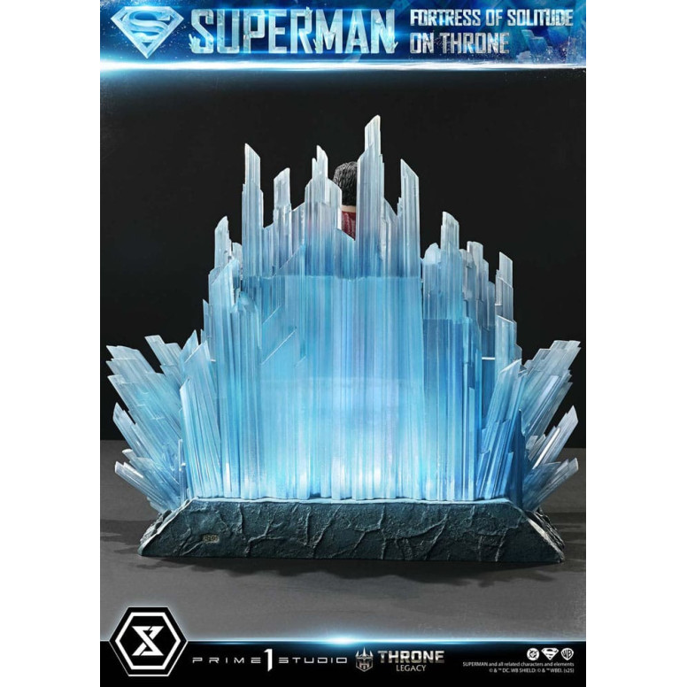 Prime 1 Studio DC Comics Throne Legacy Collection - Superman Fortress of Solitude on Throne (Design by Gabriele Dell'Otto) 1/4