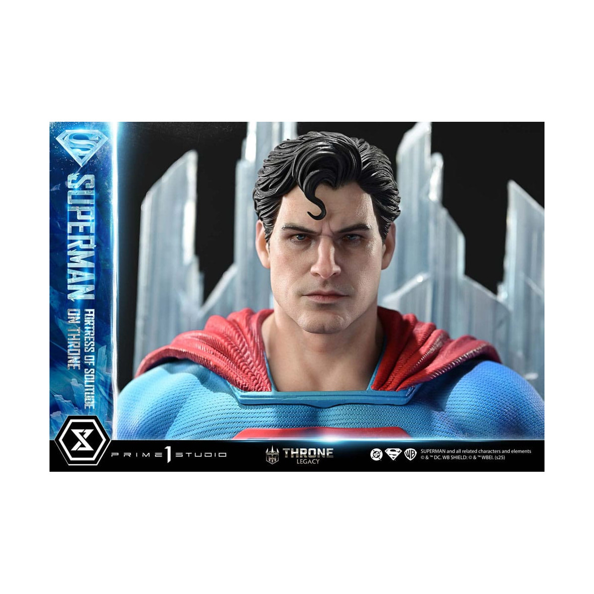 Prime 1 Studio DC Comics Throne Legacy Collection - Superman Fortress of Solitude on Throne (Design by Gabriele Dell'Otto) 1/4