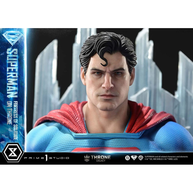 Prime 1 Studio DC Comics Throne Legacy Collection - Superman Fortress of Solitude on Throne (Design by Gabriele Dell'Otto) 1/4