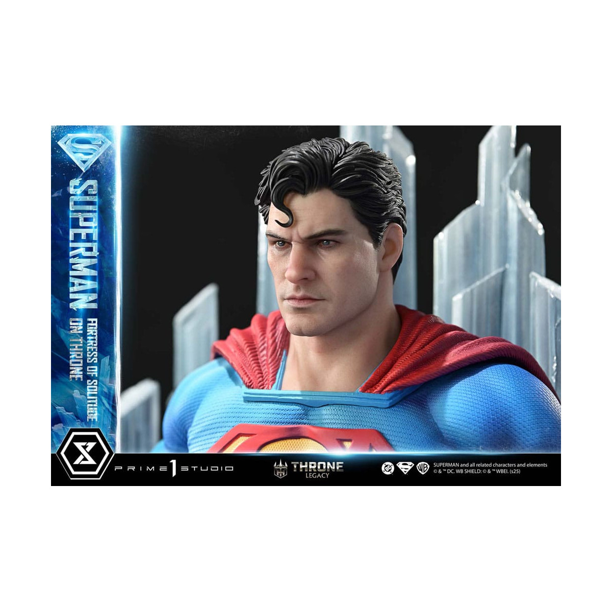 Prime 1 Studio DC Comics Throne Legacy Collection - Superman Fortress of Solitude on Throne (Design by Gabriele Dell'Otto) 1/4