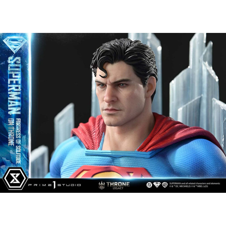 Prime 1 Studio DC Comics Throne Legacy Collection - Superman Fortress of Solitude on Throne (Design by Gabriele Dell'Otto) 1/4