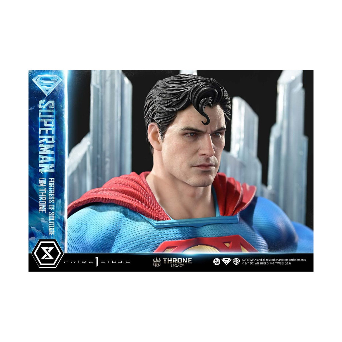 Prime 1 Studio DC Comics Throne Legacy Collection - Superman Fortress of Solitude on Throne (Design by Gabriele Dell'Otto) 1/4