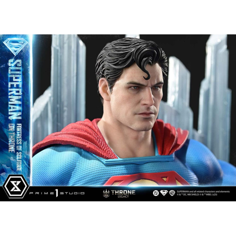 Prime 1 Studio DC Comics Throne Legacy Collection - Superman Fortress of Solitude on Throne (Design by Gabriele Dell'Otto) 1/4