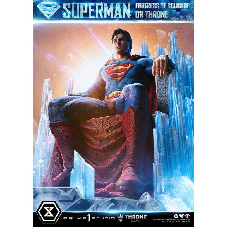 Prime 1 Studio DC Comics Throne Legacy Collection - Superman Fortress of Solitude on Throne (Design by Gabriele Dell'Otto) 1/4