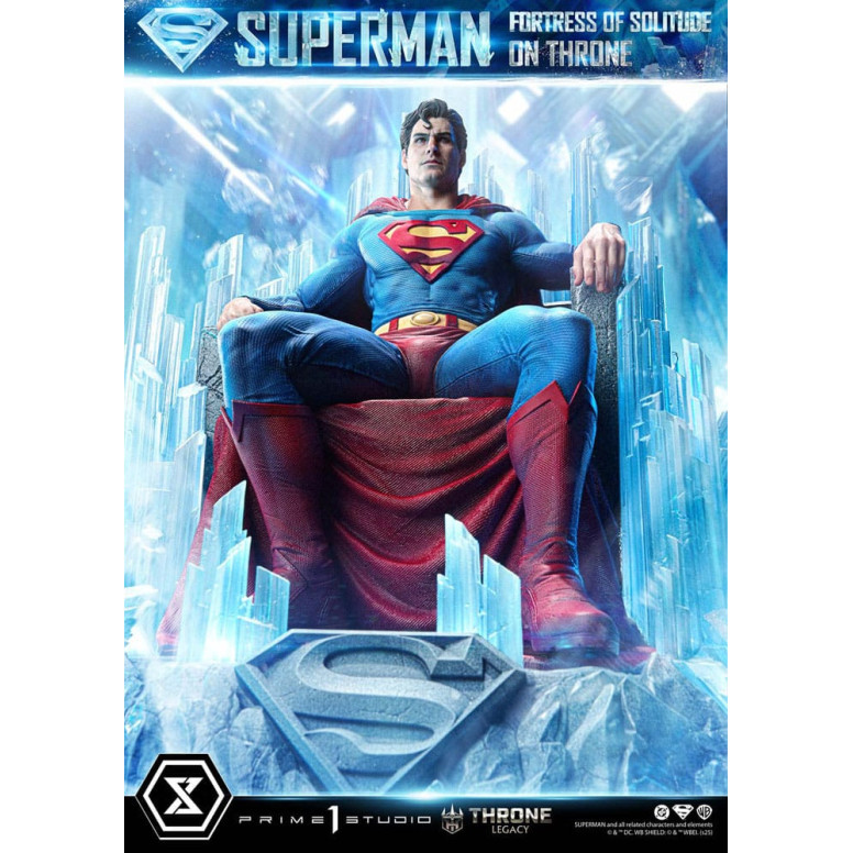 Prime 1 Studio DC Comics Throne Legacy Collection - Superman Fortress of Solitude on Throne (Design by Gabriele Dell'Otto) 1/4