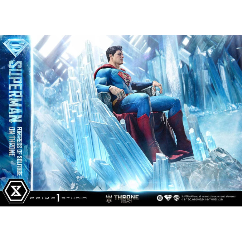 Prime 1 Studio DC Comics Throne Legacy Collection - Superman Fortress of Solitude on Throne (Design by Gabriele Dell'Otto) 1/4