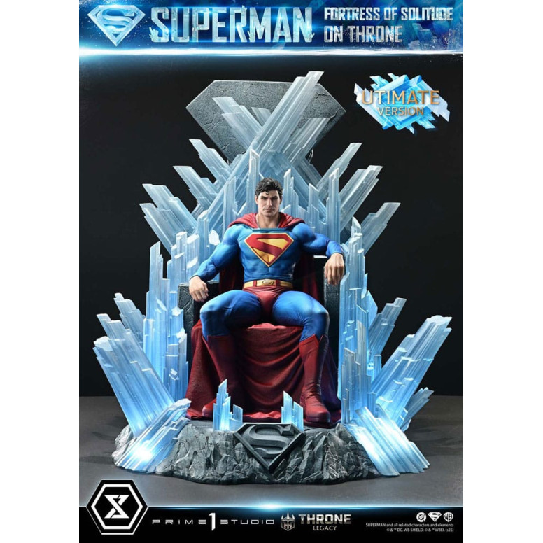 Prime 1 Studio DC Comics Throne Legacy Collection - Superman Fortress of Solitude on Throne Ultimate Version