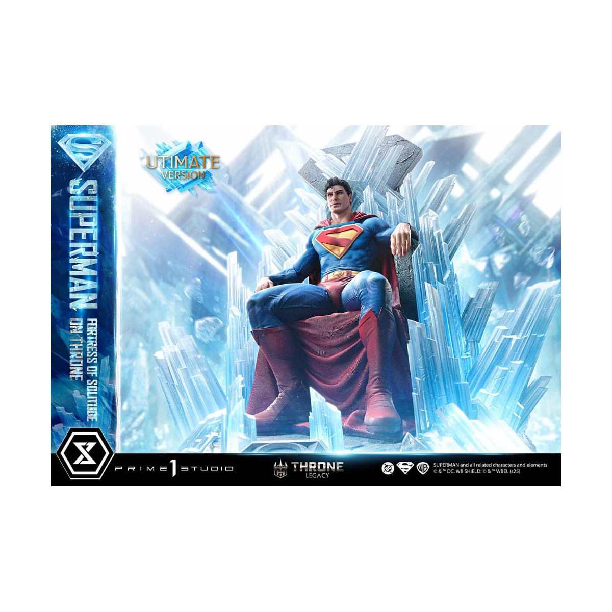 Prime 1 Studio DC Comics Throne Legacy Collection - Superman Fortress of Solitude on Throne Ultimate Version