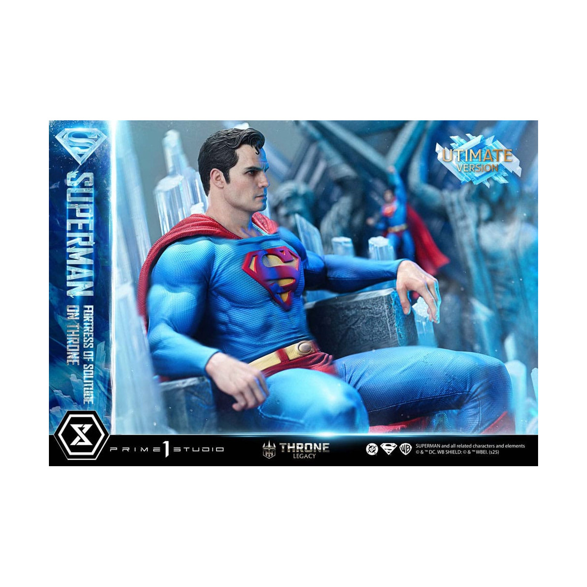 Prime 1 Studio DC Comics Throne Legacy Collection - Superman Fortress of Solitude on Throne Ultimate Version