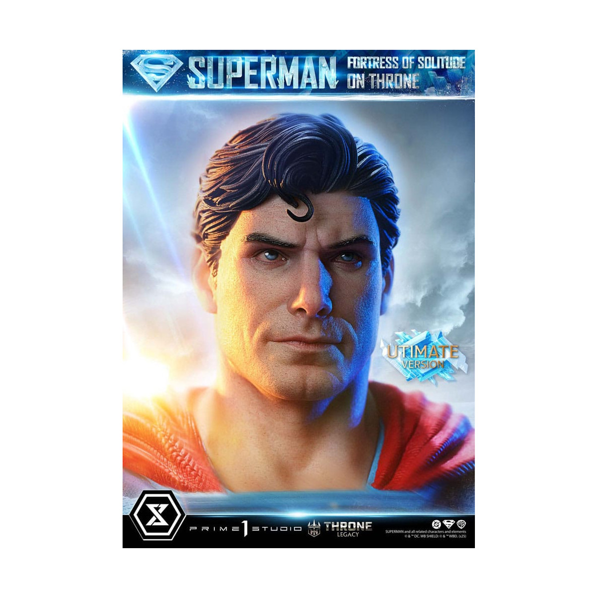 Prime 1 Studio DC Comics Throne Legacy Collection - Superman Fortress of Solitude on Throne Ultimate Version