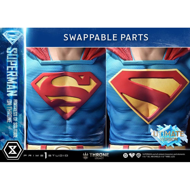 Prime 1 Studio DC Comics Throne Legacy Collection - Superman Fortress of Solitude on Throne Ultimate Version