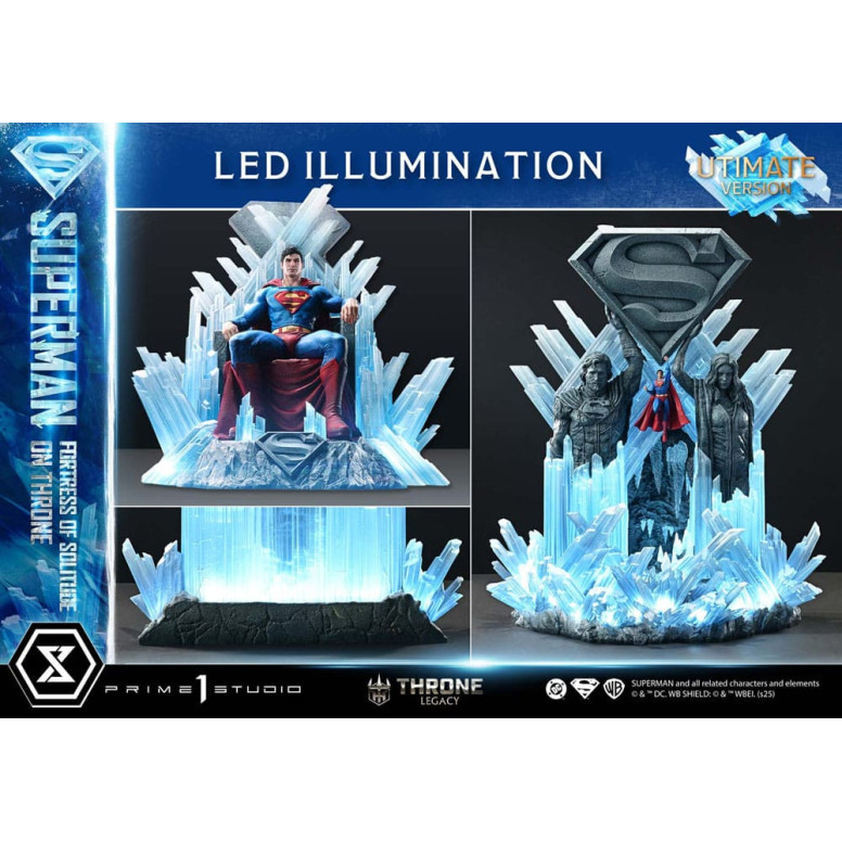 Prime 1 Studio DC Comics Throne Legacy Collection - Superman Fortress of Solitude on Throne Ultimate Version