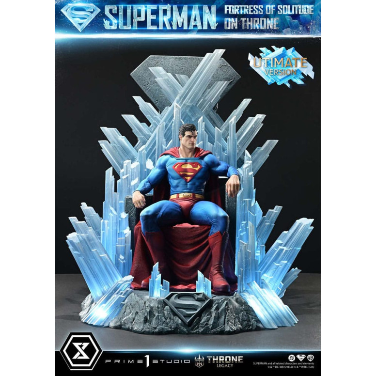 Prime 1 Studio DC Comics Throne Legacy Collection - Superman Fortress of Solitude on Throne Ultimate Version