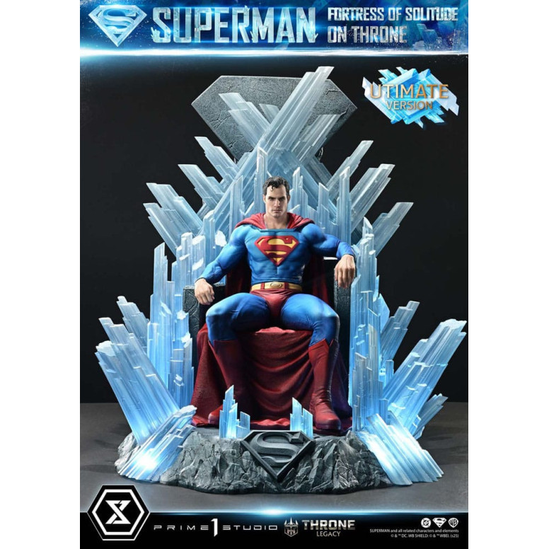 Prime 1 Studio DC Comics Throne Legacy Collection - Superman Fortress of Solitude on Throne Ultimate Version