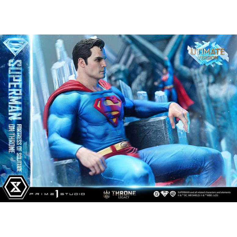 Prime 1 Studio DC Comics Throne Legacy Collection - Superman Fortress of Solitude on Throne Ultimate Bonus Version