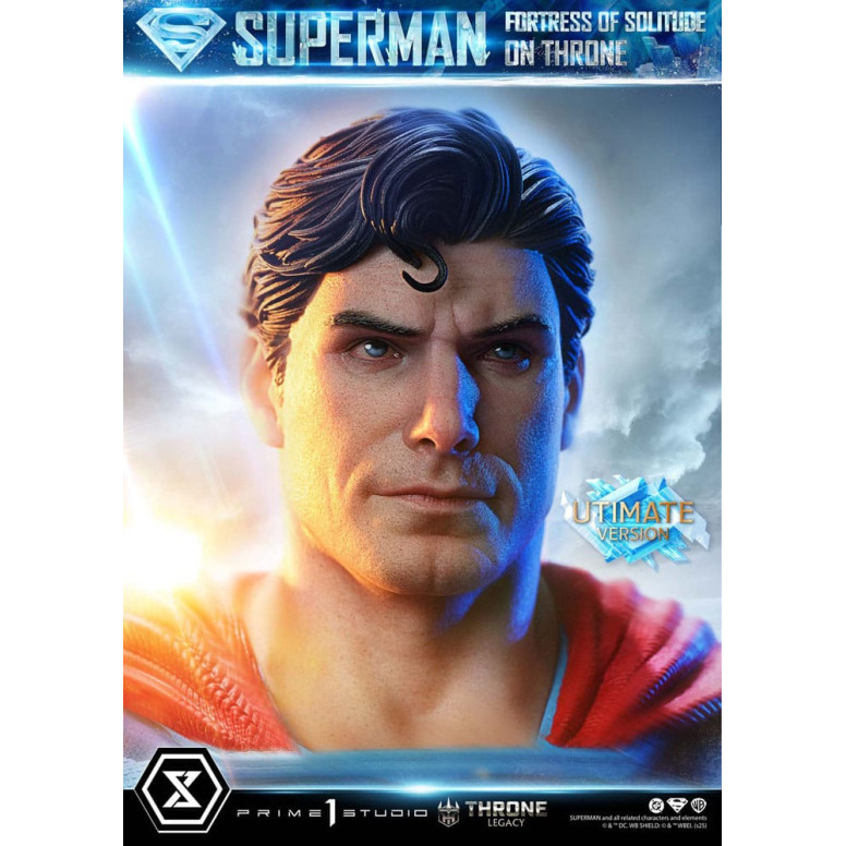 Prime 1 Studio DC Comics Throne Legacy Collection - Superman Fortress of Solitude on Throne Ultimate Bonus Version