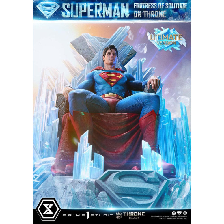Prime 1 Studio DC Comics Throne Legacy Collection - Superman Fortress of Solitude on Throne Ultimate Bonus Version