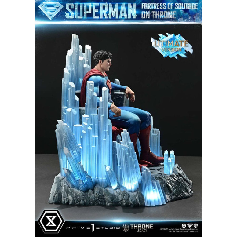 Prime 1 Studio DC Comics Throne Legacy Collection - Superman Fortress of Solitude on Throne Ultimate Bonus Version