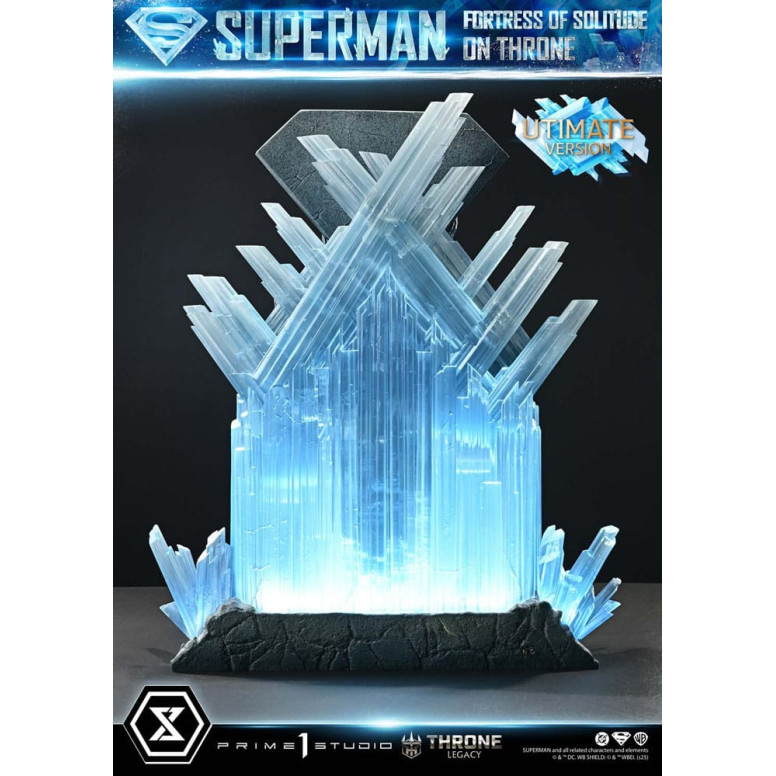 Prime 1 Studio DC Comics Throne Legacy Collection - Superman Fortress of Solitude on Throne Ultimate Bonus Version