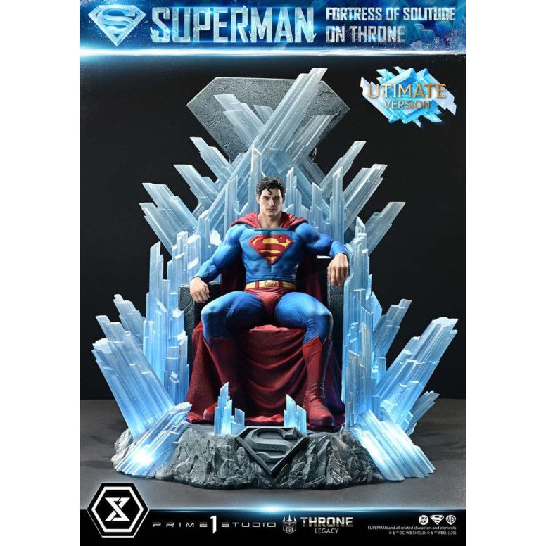 Prime 1 Studio DC Comics Throne Legacy Collection - Superman Fortress of Solitude on Throne Ultimate Bonus Version