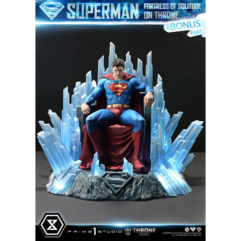 Prime 1 Studio DC Comics Throne Legacy Collection - Superman Fortress of Solitude on Throne Ultimate Bonus Version