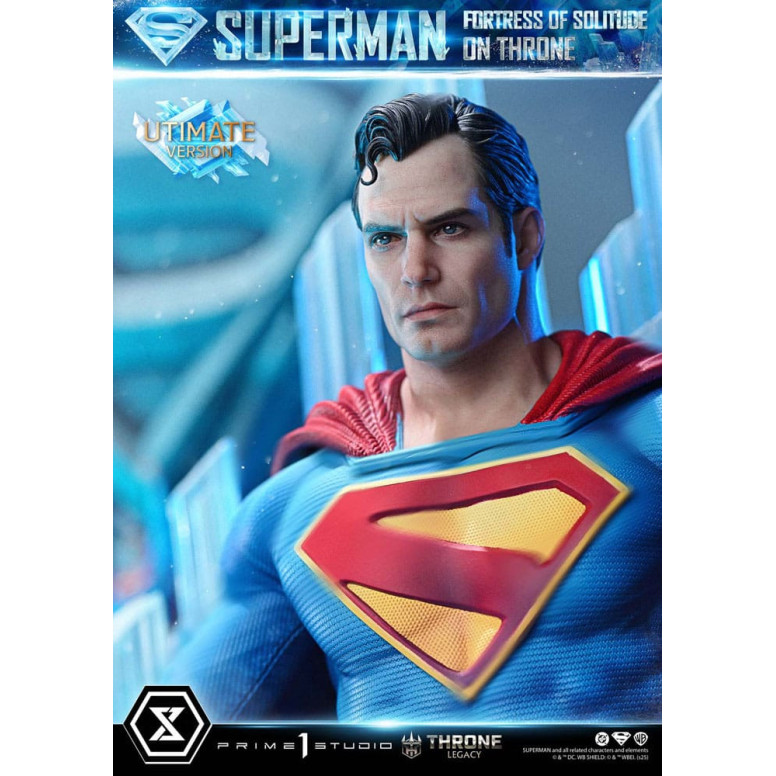Prime 1 Studio DC Comics Throne Legacy Collection - Superman Fortress of Solitude on Throne Ultimate Bonus Version