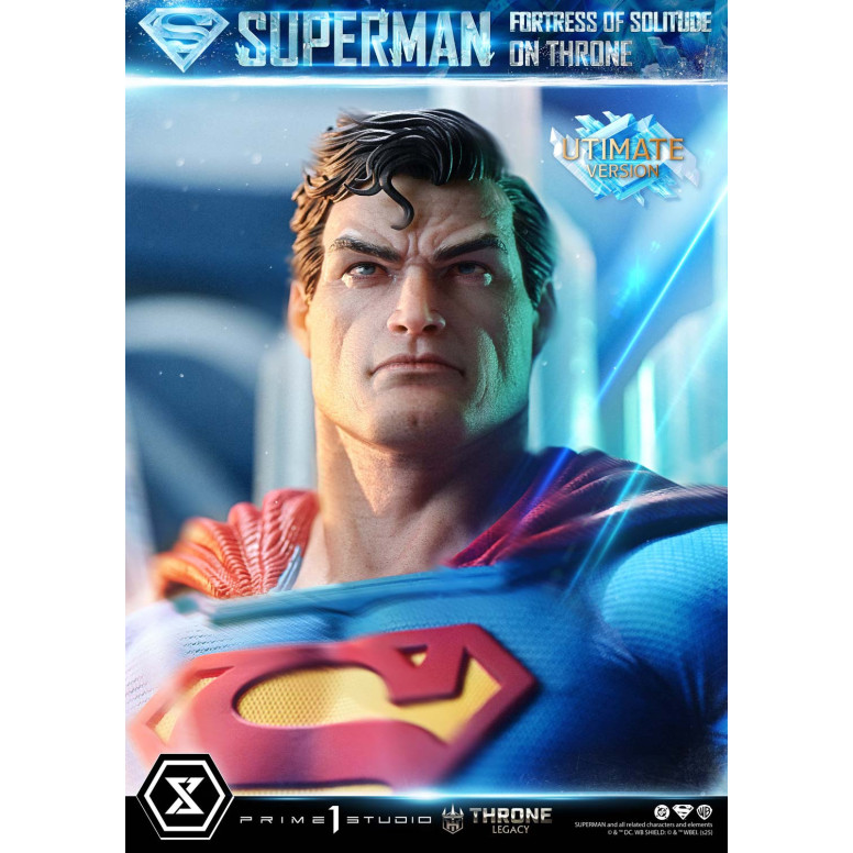Prime 1 Studio DC Comics Throne Legacy Collection - Superman Fortress of Solitude on Throne Ultimate Bonus Version