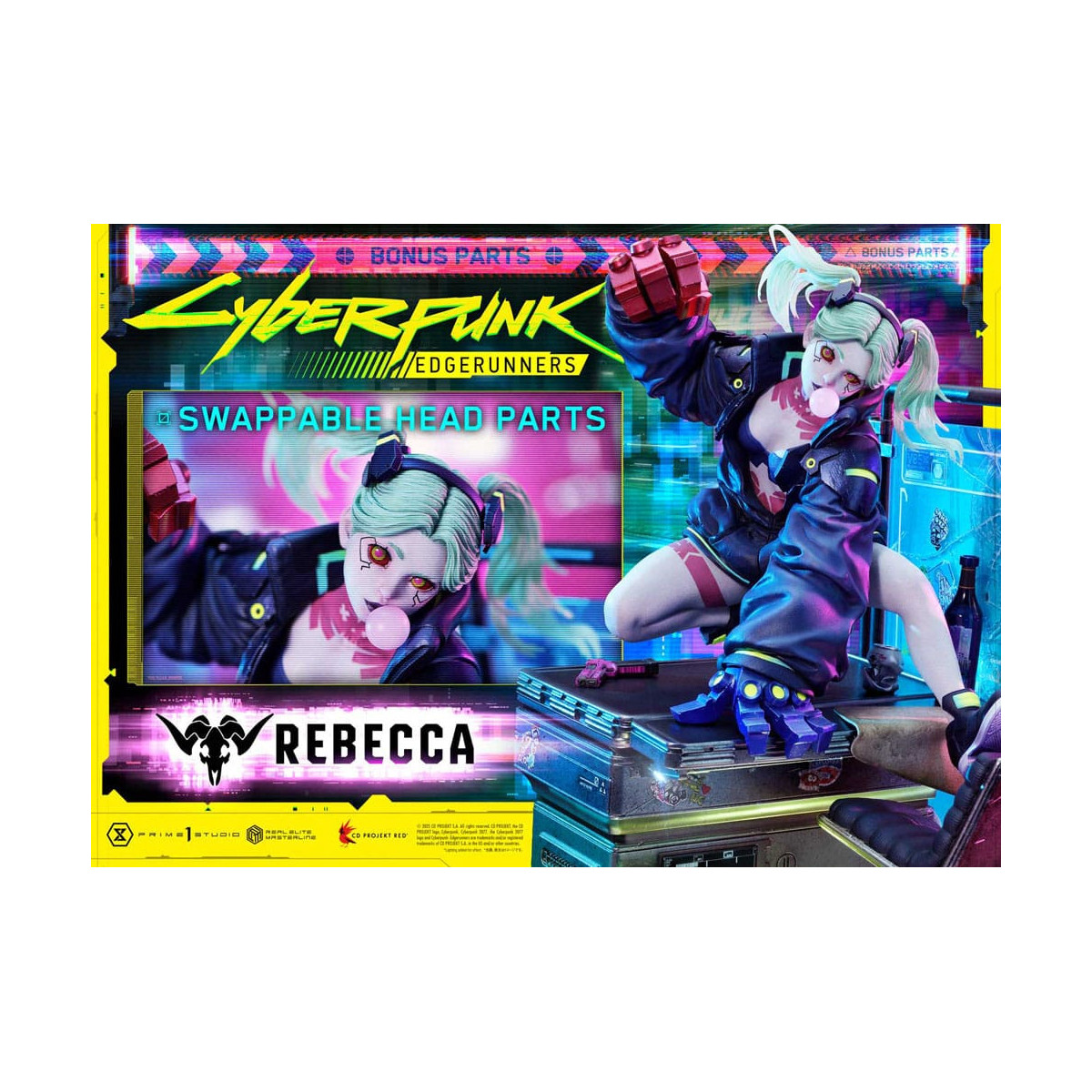 Prime 1 Studio - Cyberpunk: Edgerunners - Rebecca Deluxe Bonus Version Real Elite Masterline Series 1/4