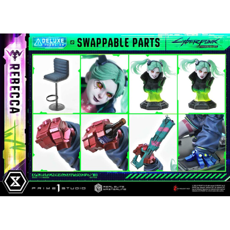 Prime 1 Studio - Cyberpunk: Edgerunners - Rebecca Deluxe Bonus Version Real Elite Masterline Series 1/4