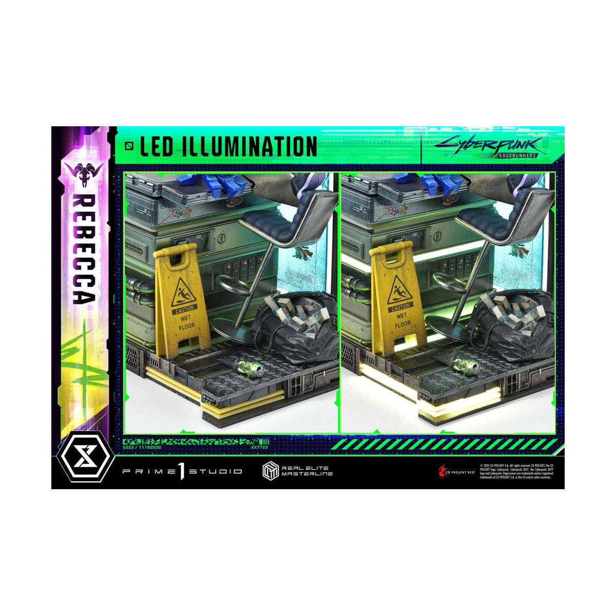 Prime 1 Studio - Cyberpunk: Edgerunners - Rebecca Deluxe Bonus Version Real Elite Masterline Series 1/4