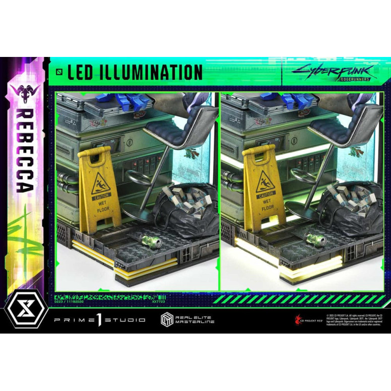 Prime 1 Studio - Cyberpunk: Edgerunners - Rebecca Deluxe Bonus Version Real Elite Masterline Series 1/4