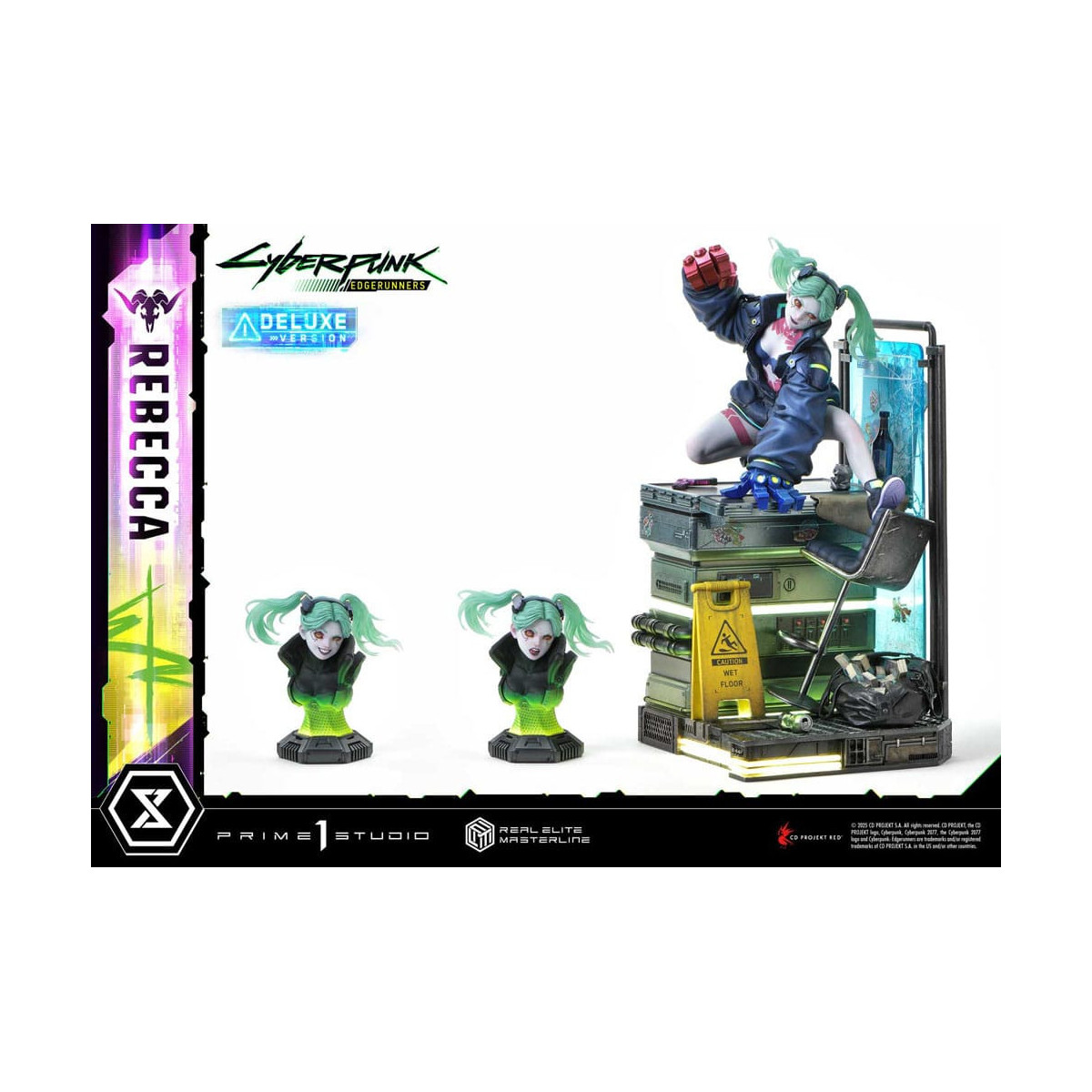 Prime 1 Studio - Cyberpunk: Edgerunners - Rebecca Deluxe Bonus Version Real Elite Masterline Series 1/4