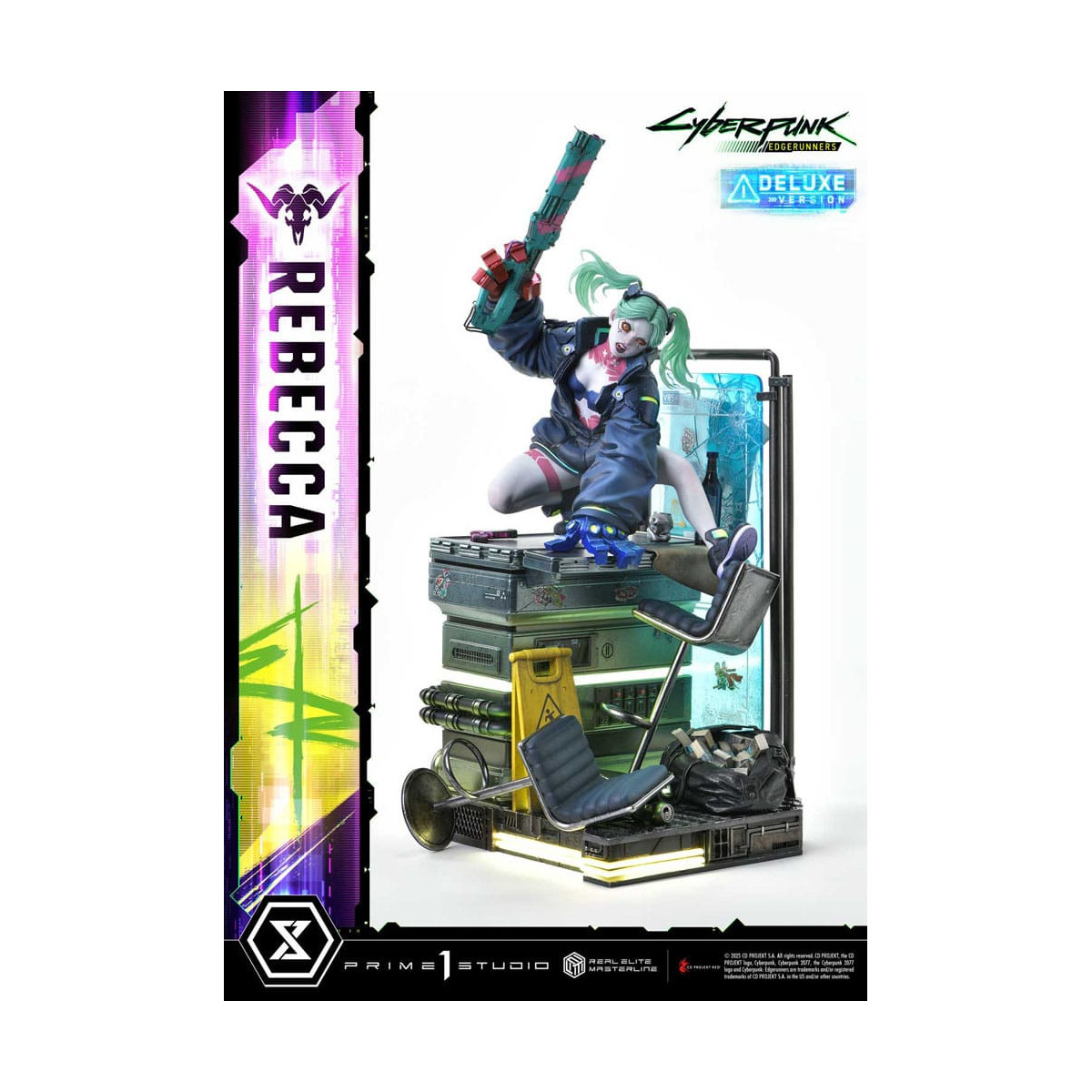 Prime 1 Studio - Cyberpunk: Edgerunners - Rebecca Deluxe Bonus Version Real Elite Masterline Series 1/4