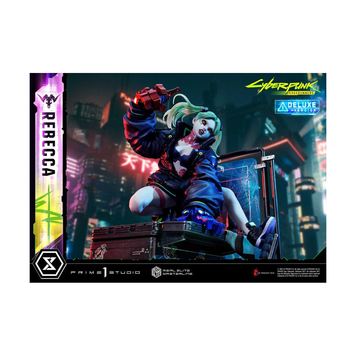 Prime 1 Studio - Cyberpunk: Edgerunners - Rebecca Deluxe Bonus Version Real Elite Masterline Series 1/4