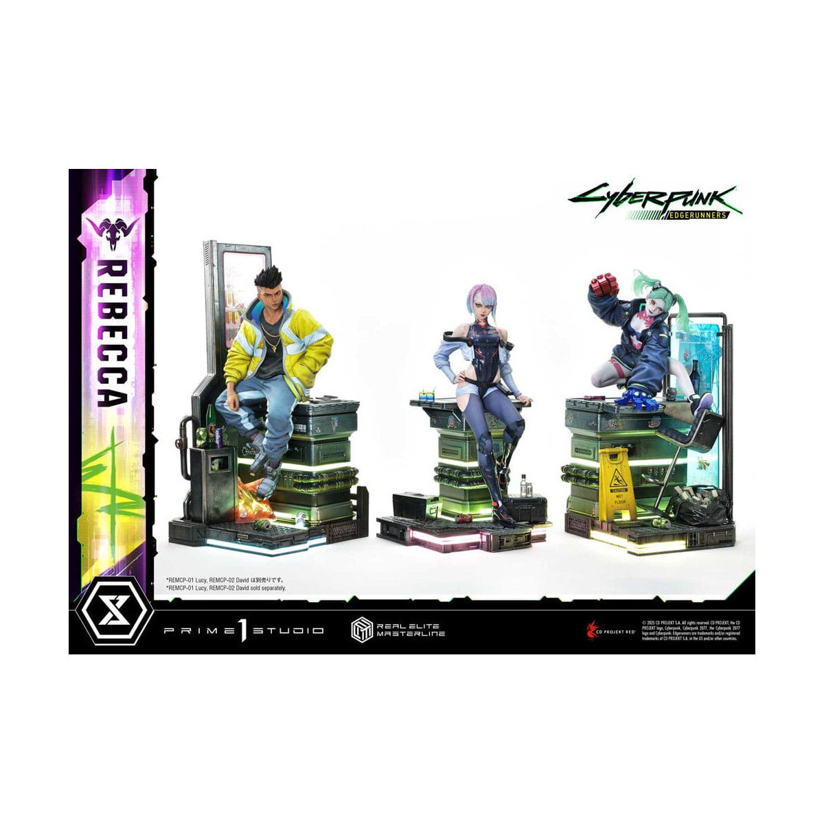 Prime 1 Studio - Cyberpunk: Edgerunners - Rebecca Deluxe Bonus Version Real Elite Masterline Series 1/4
