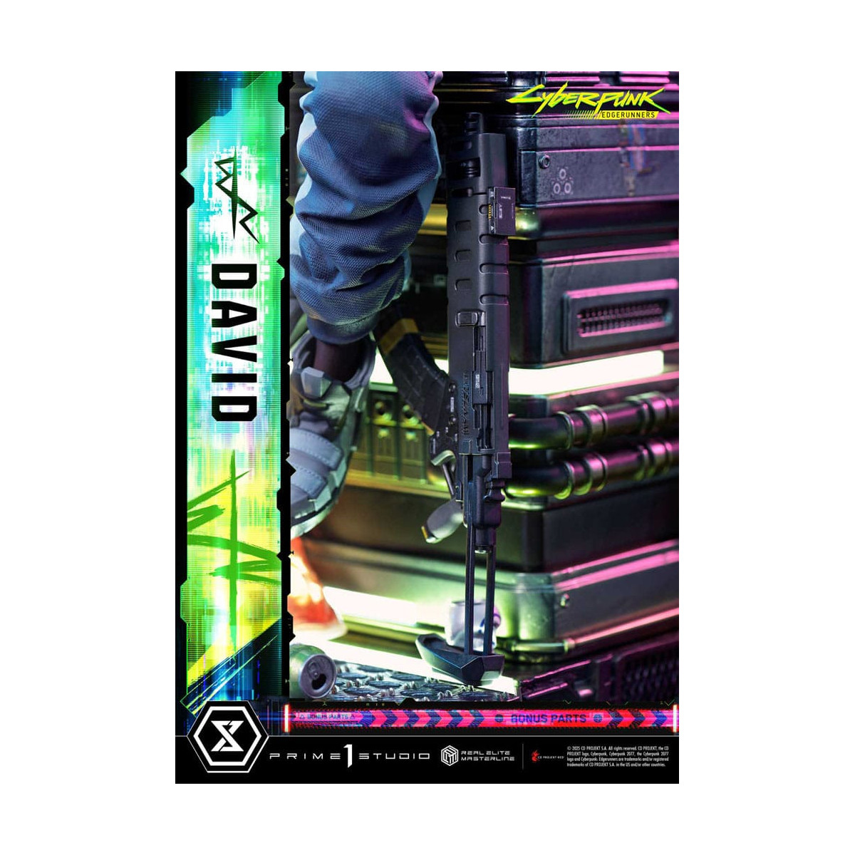 Prime 1 Studio - Cyberpunk: Edgerunners - David Deluxe Bonus Version Real Elite Masterline Series 1/4
